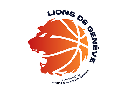 New Logo for Lions de Genève basketball branding design graphic design identity logo sport