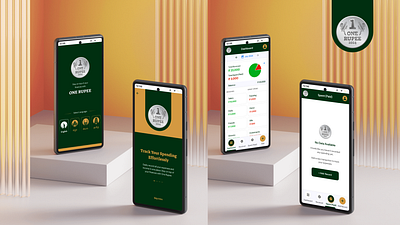 Project - ONE RUPEE branding ui ux
