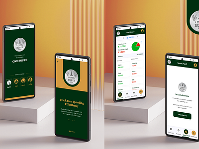 Project - ONE RUPEE branding ui ux