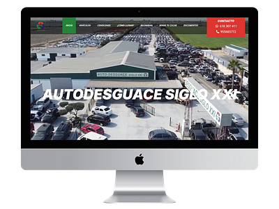 Autodesguace Siglo XXI - Corporate Website design elementor web web design web designer web interface website wordpress