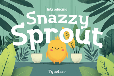 Snazzy Sprout - Adorable Typeface heritage