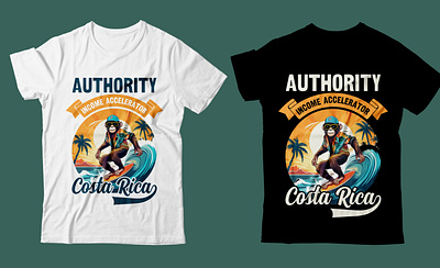 Authority income accelerator costa rica t-shirt graphic design t shirt typography t shirt