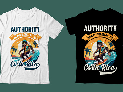 Authority income accelerator costa rica t-shirt graphic design t shirt typography t shirt