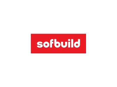 Sofbuild/ Unused build building construction investor letters logo logotype modern logo residential type typography visual identity