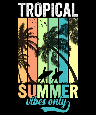 Tropical summer vibes only graphics t shirt summer t shirt t shirt vintage shirt