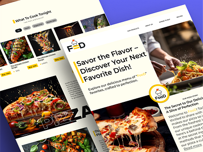 Food Brand Website foodbranding fooddesign foodexperience foodmarketing fooduiux uxdesign webdesign websitedesign websiteinspiration