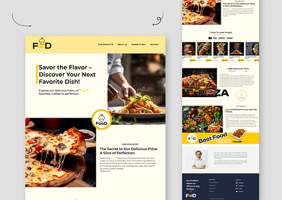 Food Brand Website foodbranding fooddesign foodexperience foodmarketing fooduiux uxdesign webdesign websitedesign websiteinspiration