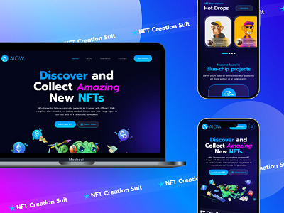 NFT Creation Suit UI/UX Design