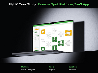 Case Study - Reserve Spot Platform booking case study dashboard platform reservation saas saas app ui design uiux ux design