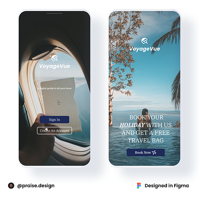 Travel app app design ui ux