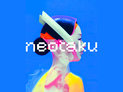 Neotaku logo asia asian contemporary design design icon japan logo logotype modern neo tokyo pixel pixel type tech typography visual