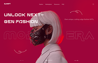 Glam NFT Design ui