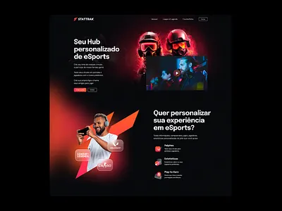 Landing Page - Stattrak des graphic design grupo mirante ui