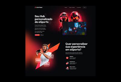 Landing Page - Stattrak des graphic design grupo mirante ui