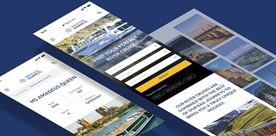 Great Rail Journeys river cruise ui user journeys ux website