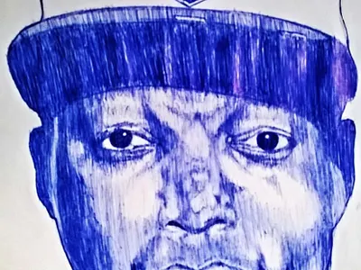 Random sketch from my archive african art illustration pen sketch sketch
