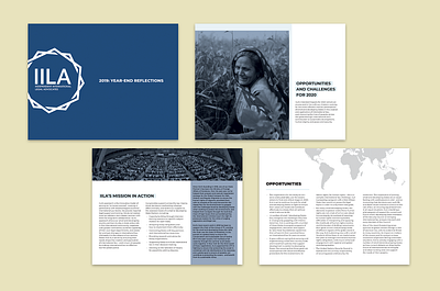 Annual Report for NonProfit art direction collateral design emotive graphic design international layout nonprofit white papers