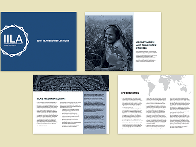 Annual Report for NonProfit art direction collateral design emotive graphic design international layout nonprofit white papers