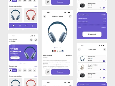 SoundWave : The Ultimate Music Store App appdesign appinspiration audiogear branding cleandesign creativedesign designdaily designinspiration ecommercedesign graphic design minimaldesign mobileapp moderndesign productdesign shoppingapp ui uitrends uiuxdesign userexperience userinterface