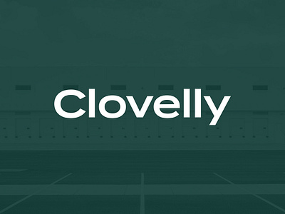 Clovelly branding green logo