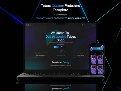 Tebex Webstore Template I Bubbles [CUSTOM] branding design doartworks doatoprak landing page logo tebex tebex template tebex webstore template ui ux web website website design webstore