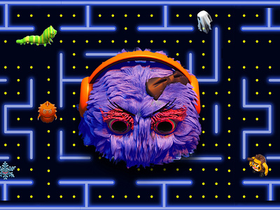 Likeman: Action-Packed Pacman Style Maze Game for Mobile arcade action dynamic gameplay endless runner fast paced game game design ghost chase graphic design level challenges maze adventure maze runner mobile game mobile gaming pacman inspired power ups puzzle adventure retro gaming retro revival ui