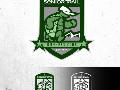 Logo - runners club for seniors chipdavid dogwings drawing logo runners turtle vector