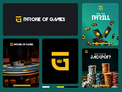 Throne Of Games Visual Identity branding design graphic design illustration logo ty typography vector