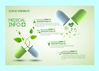 Medical Info Poster brand logo branding graphic design logo logo design motion graphics