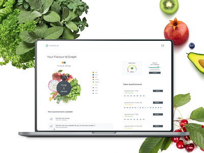 Web and mobile UI for Flavor.ID app design flavor food mobile ui webapp webdesign