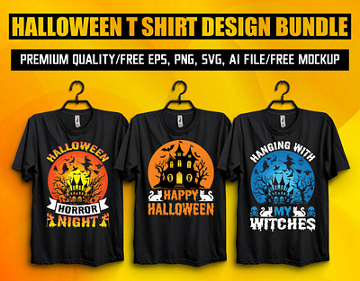 Halloween T Shirt Design Template branding custom custom graphic custom template design etsygiftshops ghoust graphic design graphic vector halloween halloween tree halloween vector house illustration logo pumpkin t shirt t shirt design vector vector art