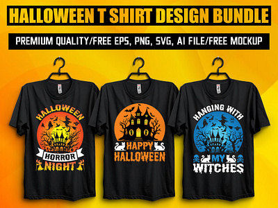 Halloween T Shirt Design Template branding custom custom graphic custom template design etsygiftshops ghoust graphic design graphic vector halloween halloween tree halloween vector house illustration logo pumpkin t shirt t shirt design vector vector art