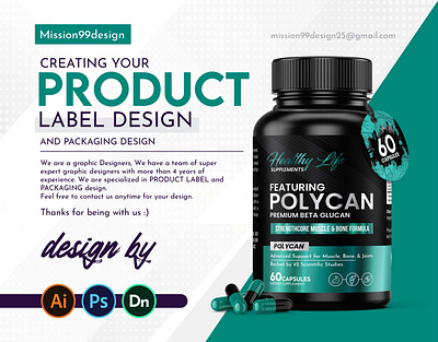 Product label design and supplement label design bottle label design label design packaging design product label product label design product packaging supplement label supplement label design