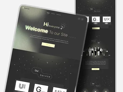 Design service site ui uiux website