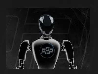 Blockchain Social Media Platform Landing Page Peer 2 Play 3d 3d animation animation blockchain crypto crypto landing dark mode dynamic website figma figma web game inmersive website interactive website logo motion graphics spline tech landing page tech website ui web design