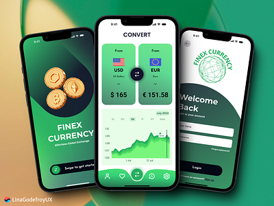 Finex Currency convert UI/UX appdesign appdevelopment currencyapp currencyconverter currencyexchange digitalcurrency digitalfinance exchangerates financeapp financialtech fintech forexapp forextrading globalfinance mobilebanking mobileux moneytransfer uiuxdesign userexperience uxui