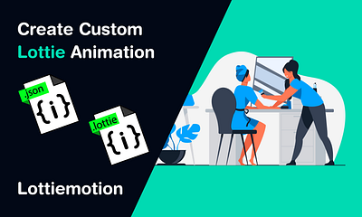 Lottie JSON animation gig image 2d animation animated animation character animation custom icon animation json logo animation lottie motion graphics web animation