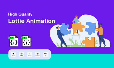 Lottie JSON animation gig image 2d animation app animation icon animation logo animation lottie lottie animation motion graphics web animation