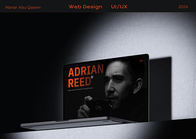 Photographer Portfolio landing page UI/UX Design designer figma landing page photographer portfolio prototype ui ui designer uiux ux web design web designer