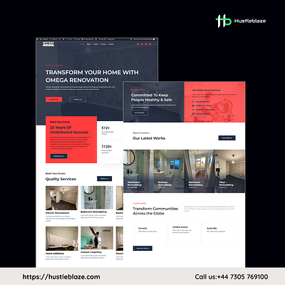 Renovation Services Website Design