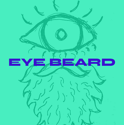 "Eye Beard" illustration non profit wallpaper