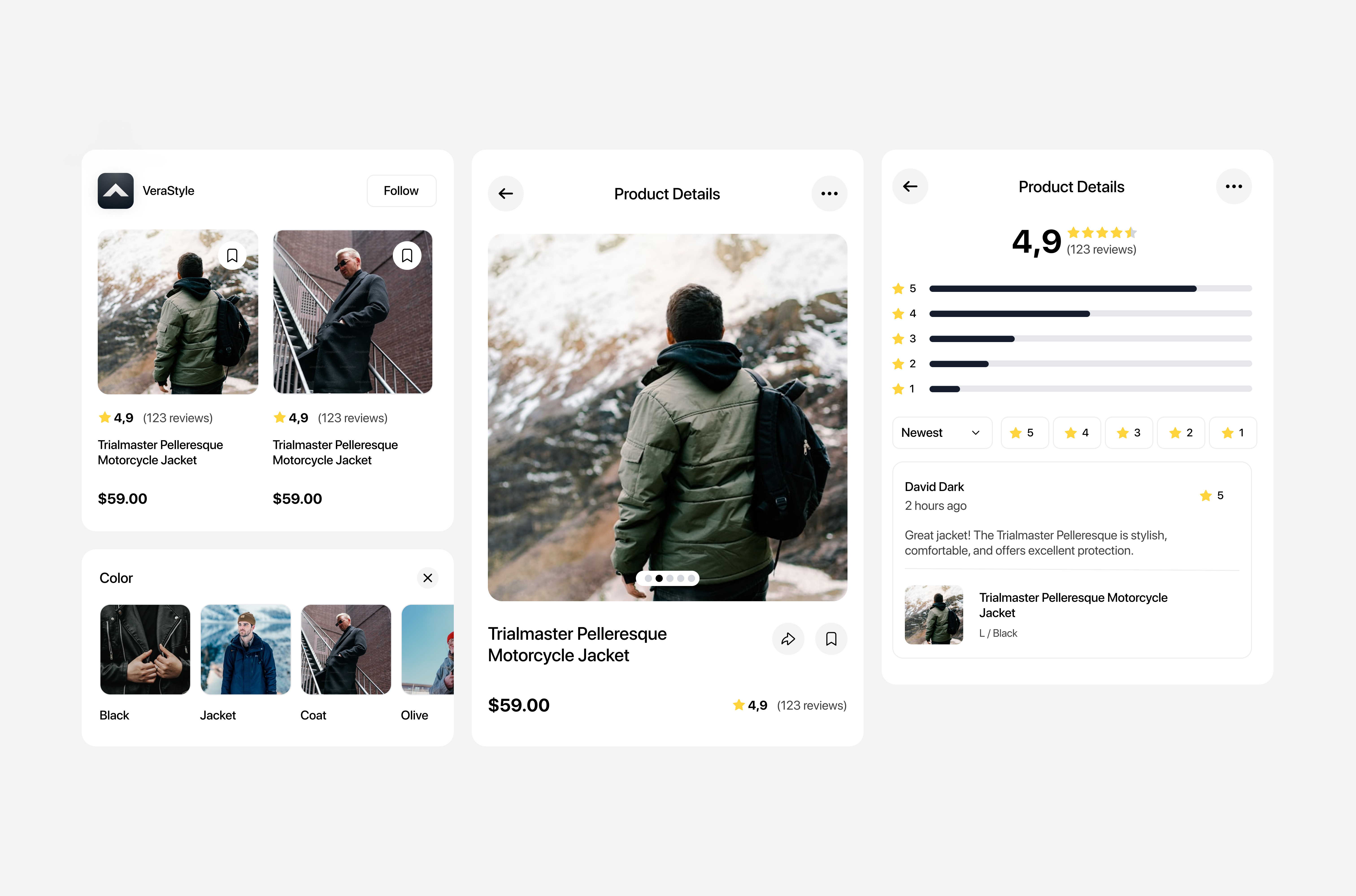 Ecommerce Component animation app branding dashboard design figma graphic design icon illustration logo typography ui ux uı uıdesign uıux uıuxdesign vector web xd