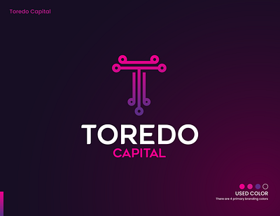 Toredo Capital Logo Design | Crypto Blockchain Logo | DesignoFly blockchain blockchain identity blockchain logos brand ide brand identity branding crypto identity crypto logo logo logo app logo colors logo icon modern identity orientations t blockchain logo t crypto logo tech company logo tech logo toredo toredo capital