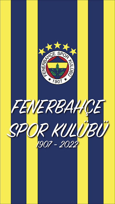 Fenerbahce Sports Club 2021-2022 branding club fenerbahce football graphic design logo poster typography vector