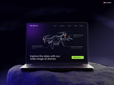 AeroDrone: Your Ultimate Drone Shopping Experience android drone ios mobile app mobile ui modern ui uiux website design