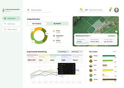 Farm Management System Client Dashboard dashboard dashboard design dashboard typography dashboard ui farm dashboard farm management dashboard farm management system farm management system ui farm system ui statistical dashboard