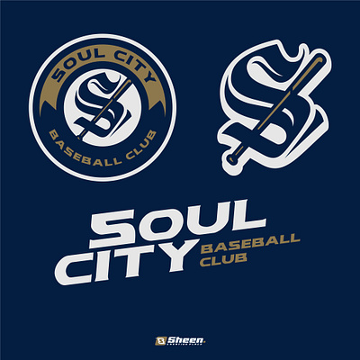 SOUL CITY BASEBALL CLUB baseball branding design esport graphic design illustration logo logo design logodesign logosport mascot character mascotlogo