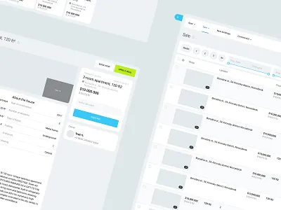 CRM system widget interface bitrix24 crm design interface realty russia table ui usability ux web website widget
