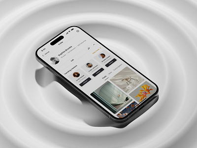 User Profile Design account design ai app mobile app mobile app profile mobile ui design posts profile ui user profile