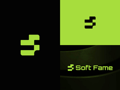 Soft Fame | Modern SF Logo | Tech Brand | Futuristic Logo app branding futuristic graphic design logo mark minimal logo motion graphics sf logo software tech logo technology ui